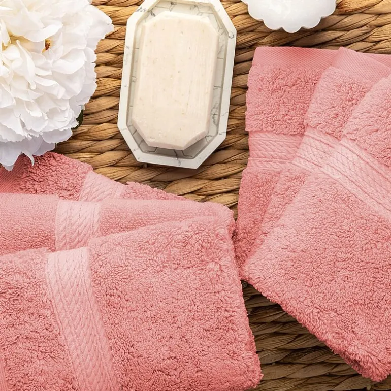 SUPERIOR® Madeline Collection | Plush Egyptian Cotton 6-pc. Quick Dry Washcloth