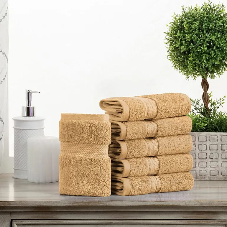 SUPERIOR® Madeline Collection | Plush Egyptian Cotton 6-pc. Quick Dry Washcloth