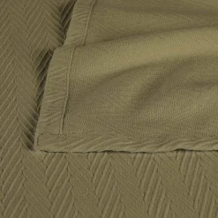 SUPERIOR® Metro Woven Zig-Zag Chevron Cotton Multi-Use Throw