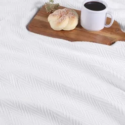 SUPERIOR® Metro Woven Zig-Zag Chevron Cotton Multi-Use Throw