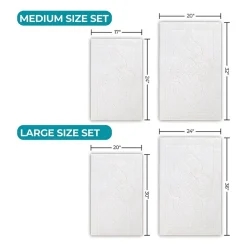 SUPERIOR® Myra 2-Pc Medallion Bath Rug