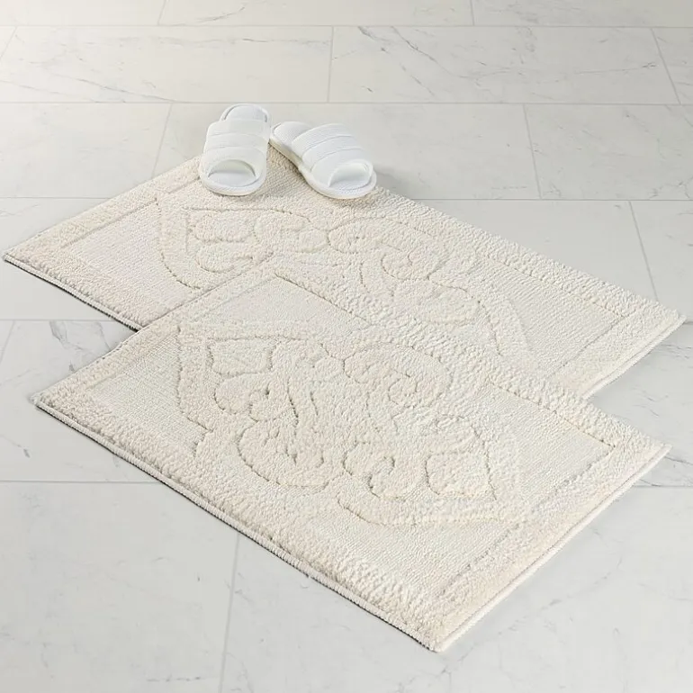 SUPERIOR® Myra 2-Pc Medallion Bath Rug