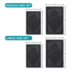 SUPERIOR® Myra 2-Pc Medallion Bath Rug