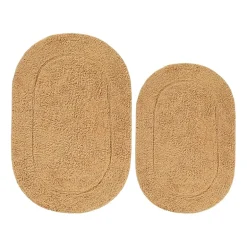 SUPERIOR® Oval Cotton 2-Pc Bath Rug