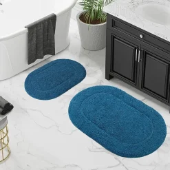 SUPERIOR® Oval Cotton 2-Pc Bath Rug