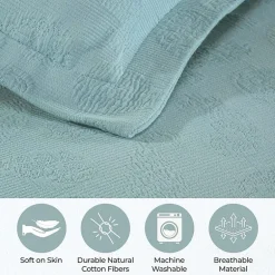 SUPERIOR® Paisley Lightweight Cotton Boho Print Bedspread