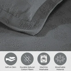 SUPERIOR® Paisley Lightweight Cotton Boho Print Bedspread