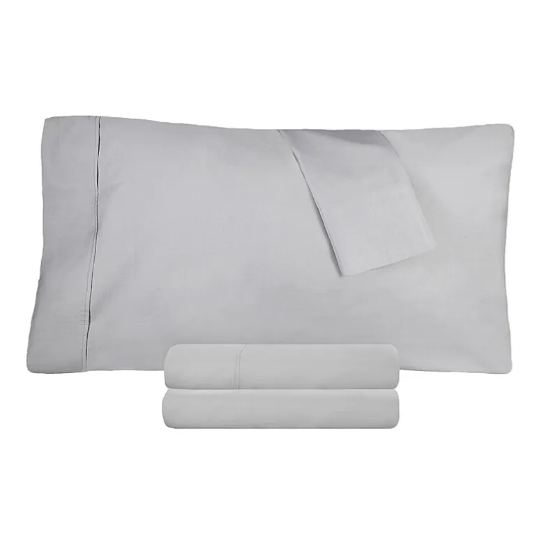 SUPERIOR® Percale Cotton Crisp Cool Breathable 300tc Deep Pocket Sheet Set