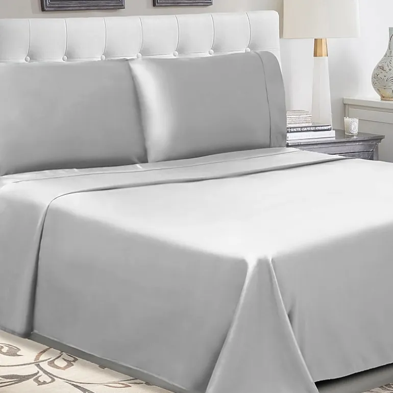 SUPERIOR® Percale Cotton Crisp Cool Breathable 300tc Deep Pocket Sheet Set