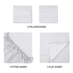 SUPERIOR® Rayon From Bamboo Cooling Silky 300tc Deep Pocket Sheet Set