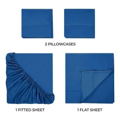 SUPERIOR® Rayon From Bamboo Cooling Silky 300tc Deep Pocket Sheet Set