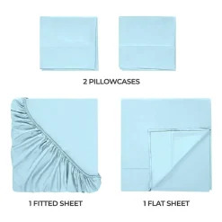 SUPERIOR® Rayon From Bamboo Cooling Silky 300tc Deep Pocket Sheet Set