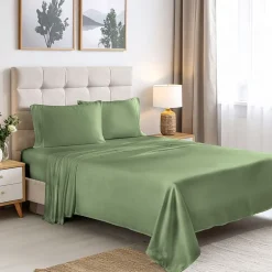 SUPERIOR® Rayon From Bamboo Cooling Silky 300tc Deep Pocket Sheet Set