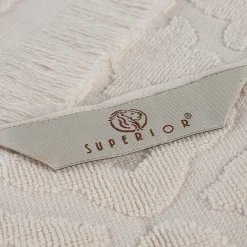 SUPERIOR® Rolla Collection | 100% Cotton 3-pc. Quick Dry Geometric Bath Towel