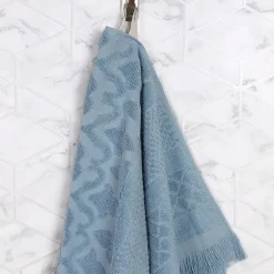 SUPERIOR® Rolla Collection | 100% Cotton 3-pc. Quick Dry Geometric Bath Towel