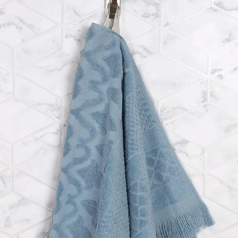 SUPERIOR® Rolla Collection | 100% Cotton 3-pc. Quick Dry Geometric Bath Towel