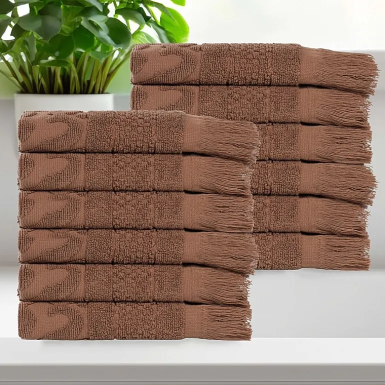 SUPERIOR® Rolla Collection | 100% Cotton 12-pc. Quick Dry Washcloth
