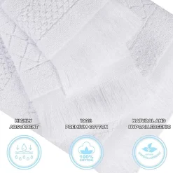 SUPERIOR® Rolla Collection | 100% Cotton 12-pc. Quick Dry Washcloth