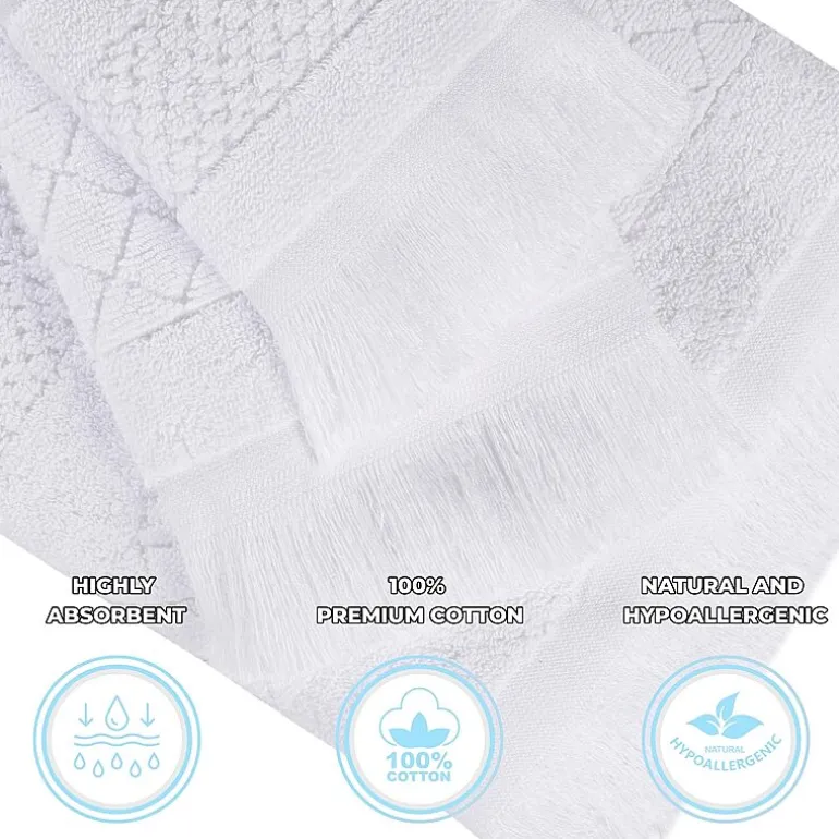 SUPERIOR® Rolla Collection | 100% Cotton 12-pc. Quick Dry Washcloth