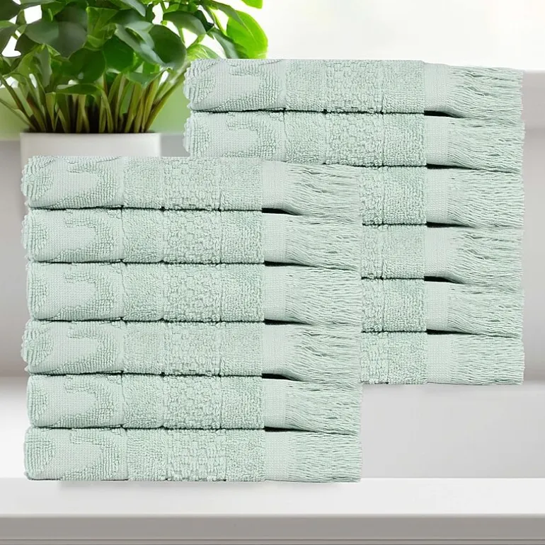 SUPERIOR® Rolla Collection | 100% Cotton 12-pc. Quick Dry Washcloth
