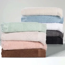 SUPERIOR® Rolla Collection | 100% Cotton 6-pc. Geometric Hand Towel