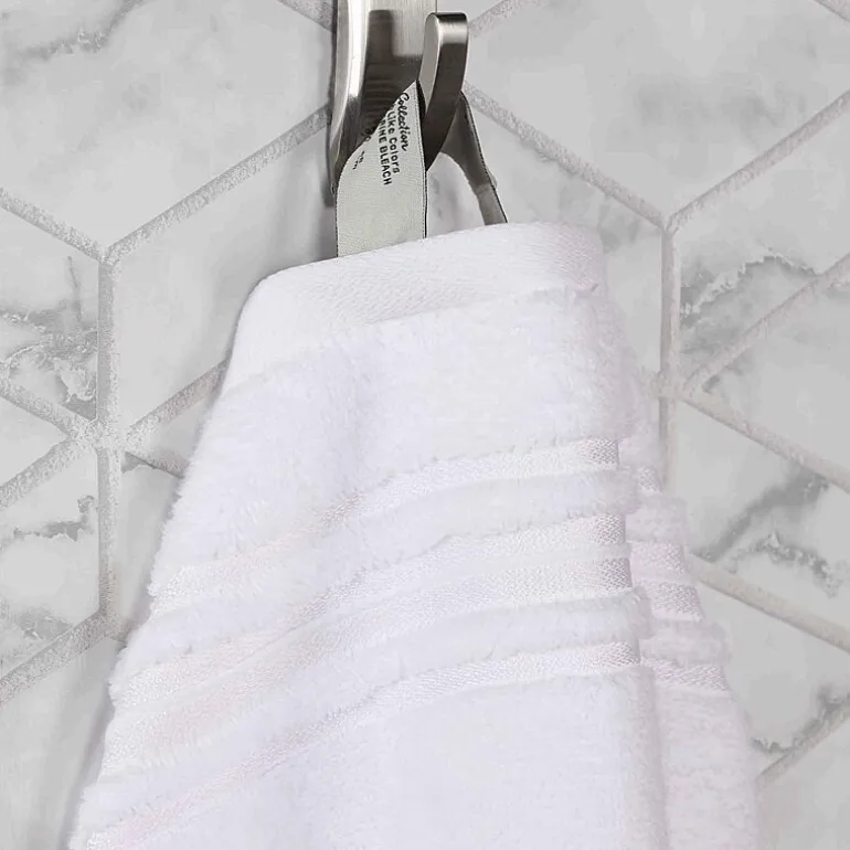 SUPERIOR® Sadie Zero Twist Jacquard Solid Cotton 4-pc. Quick Dry Bath Towel Set