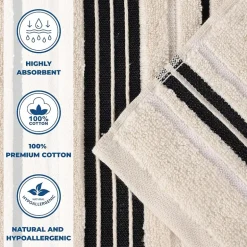 SUPERIOR® Sadie Zero Twist Jacquard Solid Cotton 4-pc. Quick Dry Bath Towel Set