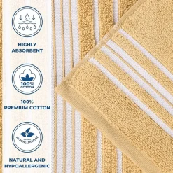 SUPERIOR® Sadie Zero Twist Jacquard Solid Cotton 4-pc. Quick Dry Bath Towel Set