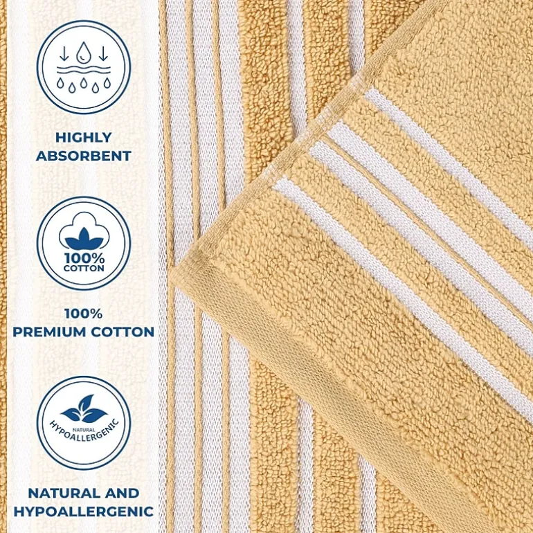 SUPERIOR® Sadie Zero Twist Jacquard Solid Cotton 4-pc. Quick Dry Bath Towel Set