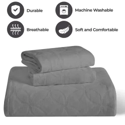 SUPERIOR® Serenity Cotton Matelasse Textured Jacquard Bedspread with Shams