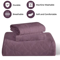 SUPERIOR® Serenity Cotton Matelasse Textured Jacquard Bedspread with Shams