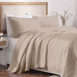 SUPERIOR® Serenity Cotton Matelasse Textured Jacquard Bedspread with Shams