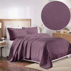 SUPERIOR® Serenity Cotton Matelasse Textured Jacquard Bedspread with Shams