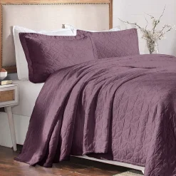 SUPERIOR® Serenity Cotton Matelasse Textured Jacquard Bedspread with Shams