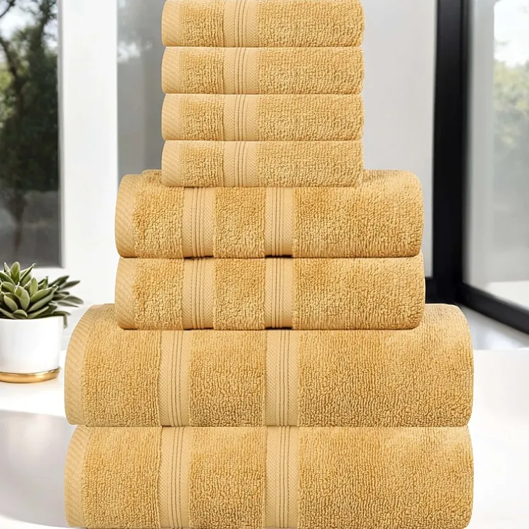 SUPERIOR® Smart Dry Cotton 8-pc. Quick Dry Bath Towel Set
