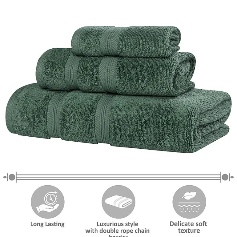 SUPERIOR® Smart Dry Cotton 8-pc. Quick Dry Bath Towel Set