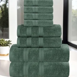 SUPERIOR® Smart Dry Cotton 8-pc. Quick Dry Bath Towel Set