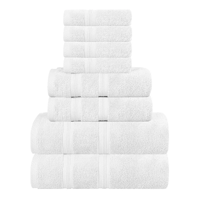 SUPERIOR® Smart Dry Cotton 8-pc. Quick Dry Bath Towel Set