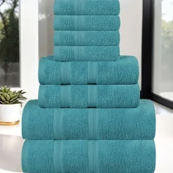 SUPERIOR® Smart Dry Cotton 8-pc. Quick Dry Bath Towel Set