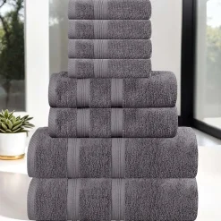SUPERIOR® Smart Dry Cotton 8-pc. Quick Dry Bath Towel Set