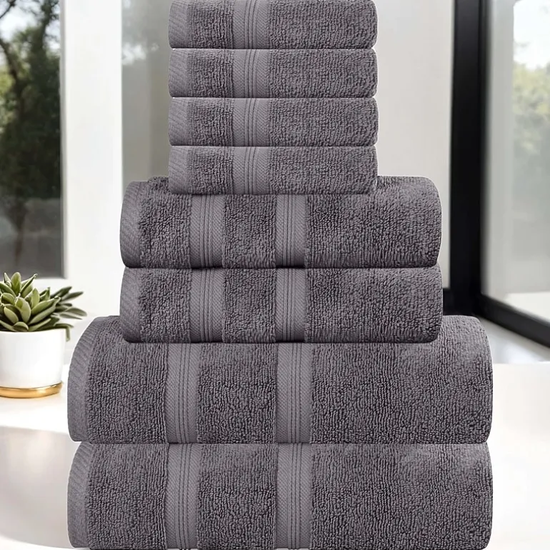 SUPERIOR® Smart Dry Cotton 8-pc. Quick Dry Bath Towel Set