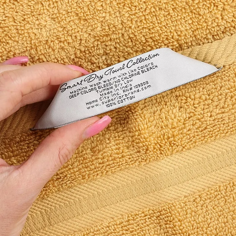 SUPERIOR® Smart Dry Cotton 8-pc. Quick Dry Bath Towel Set