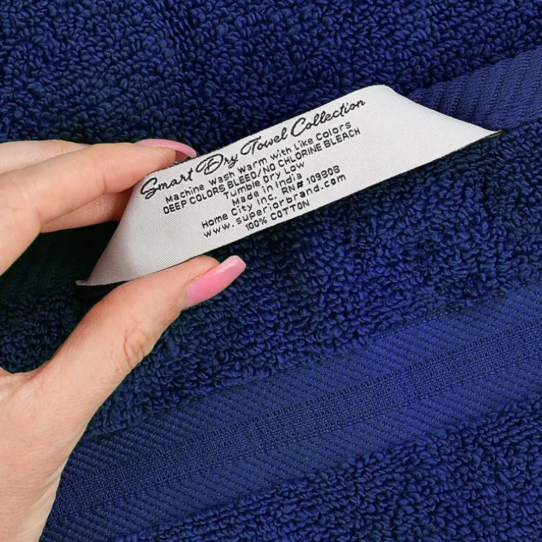 SUPERIOR® Smart Dry Cotton 8-pc. Quick Dry Bath Towel Set