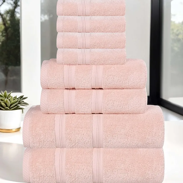 SUPERIOR® Smart Dry Cotton 8-pc. Quick Dry Bath Towel Set