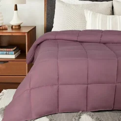 SUPERIOR® Solid All Season Plush Microfiber Down Alternative Hypoallergenic Comforter