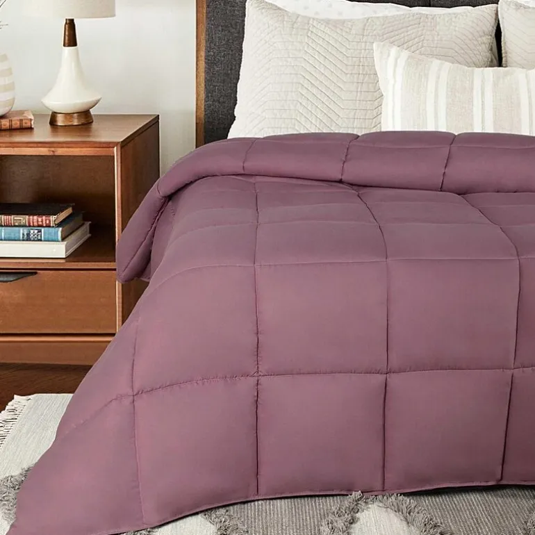 SUPERIOR® Solid All Season Plush Microfiber Down Alternative Hypoallergenic Comforter
