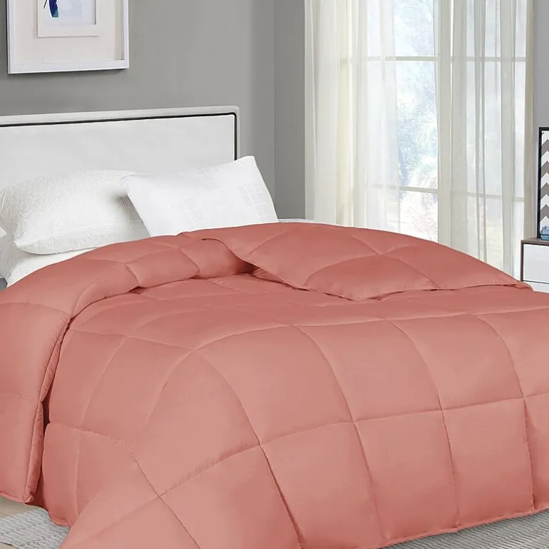 SUPERIOR® Solid All Season Plush Microfiber Down Alternative Hypoallergenic Comforter