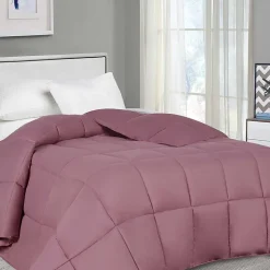 SUPERIOR® Solid All Season Plush Microfiber Down Alternative Hypoallergenic Comforter