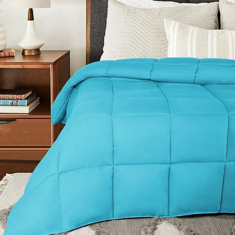 SUPERIOR® Solid All Season Plush Microfiber Down Alternative Hypoallergenic Comforter