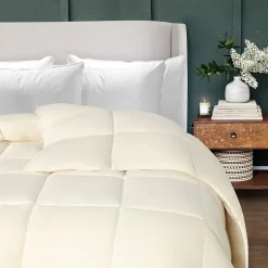 SUPERIOR® Solid All Season Plush Microfiber Down Alternative Hypoallergenic Comforter
